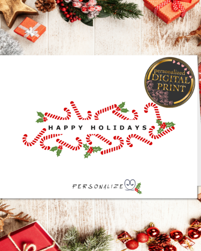 "Happy Holidays" Greeting Card