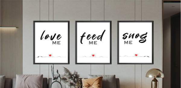 Love Me . Feed Me . Snog Me